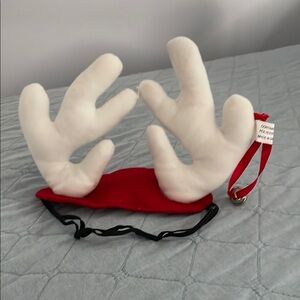 Dog reindeer antlers